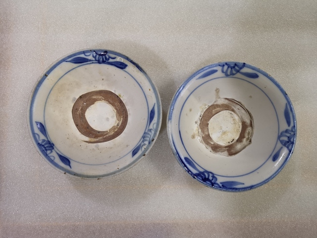 古玩陶瓷清代磁州窯青花碗拍賣，當前價格550元