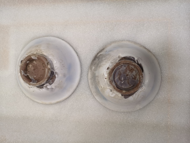 古玩陶瓷清代磁州窯青花碗拍賣，當前價格550元