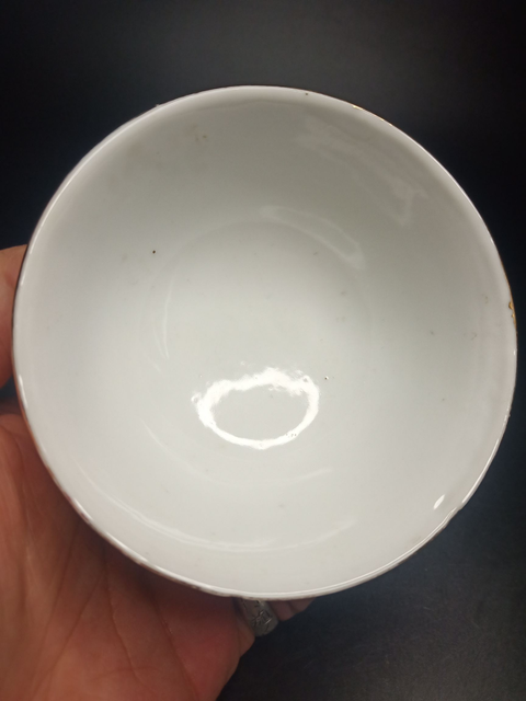 古玩陶瓷大清乾隆年制款花卉紋彩繪碗拍賣,當前價格299元