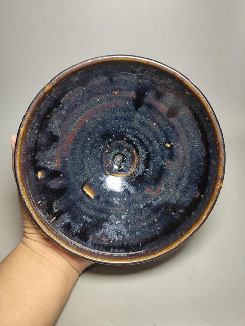 古玩陶瓷金元耀州瑪瑙紅釉大碗(黑玫瑰)拍賣,當前價格1200元
