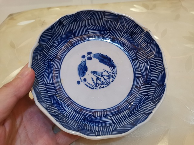 古玩陶瓷清末民初青花盤拍賣,當(dāng)前價(jià)格999元