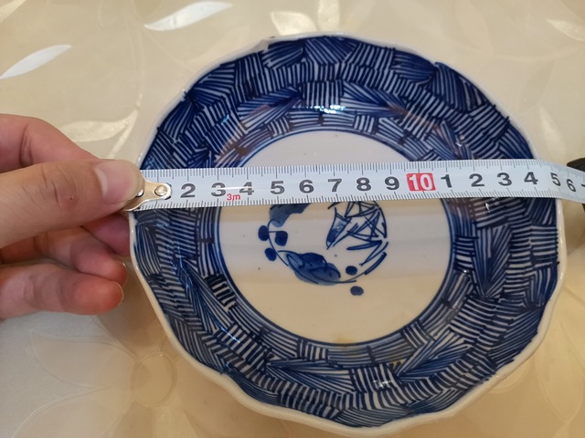 古玩陶瓷清末民初青花盤拍賣,當(dāng)前價(jià)格999元