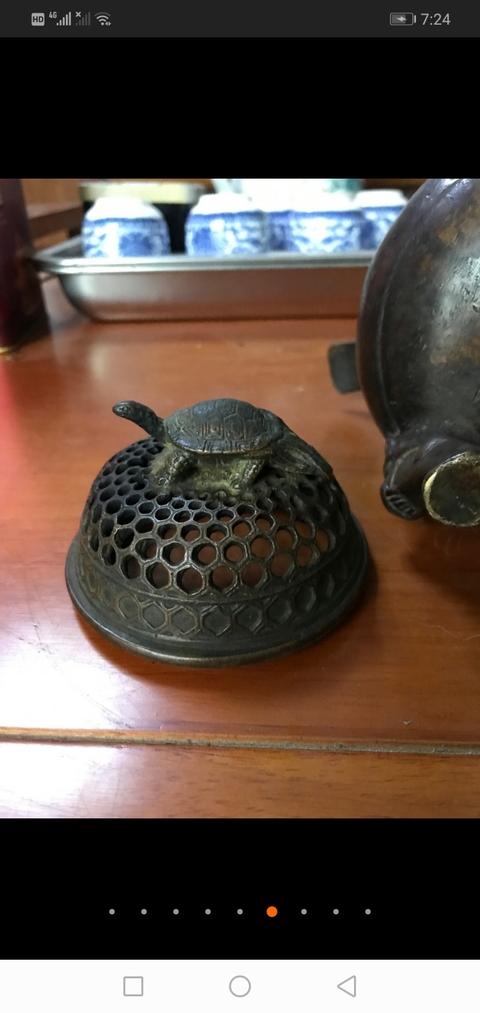 古玩銅器銅熏爐拍賣,當(dāng)前價(jià)格8000元
