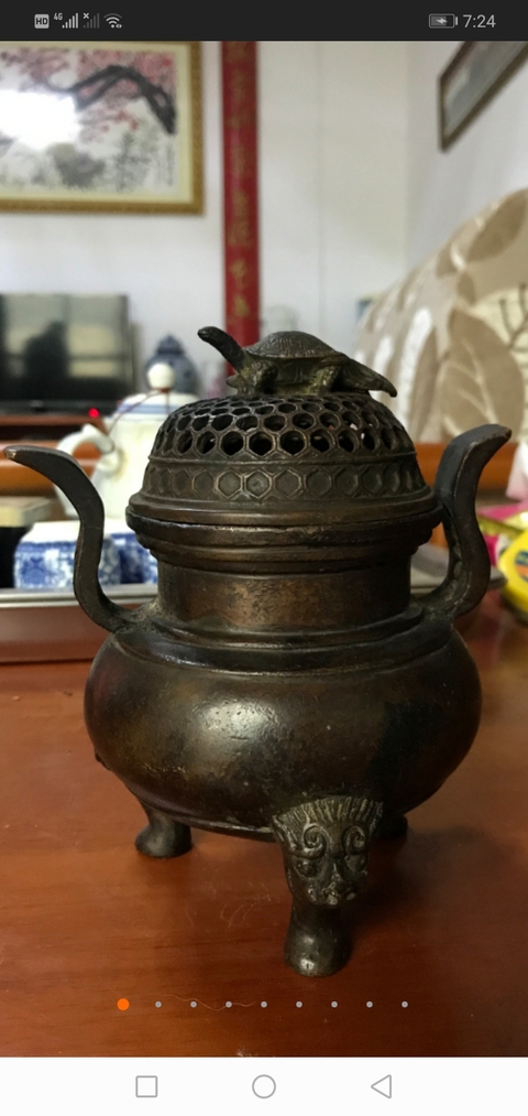 古玩銅器銅熏爐拍賣,當(dāng)前價(jià)格8000元