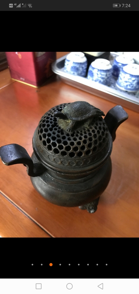 古玩銅器銅熏爐拍賣,當(dāng)前價(jià)格8000元
