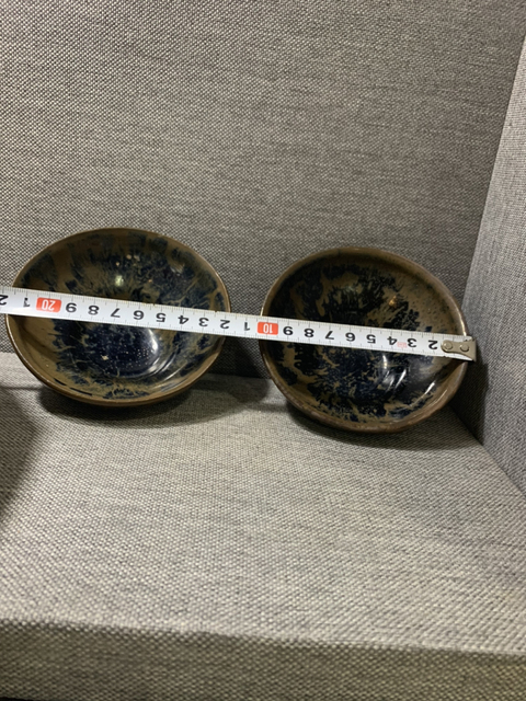 古玩陶瓷一對宋代建窯系兔豪盞拍賣,當(dāng)前價(jià)格5888元