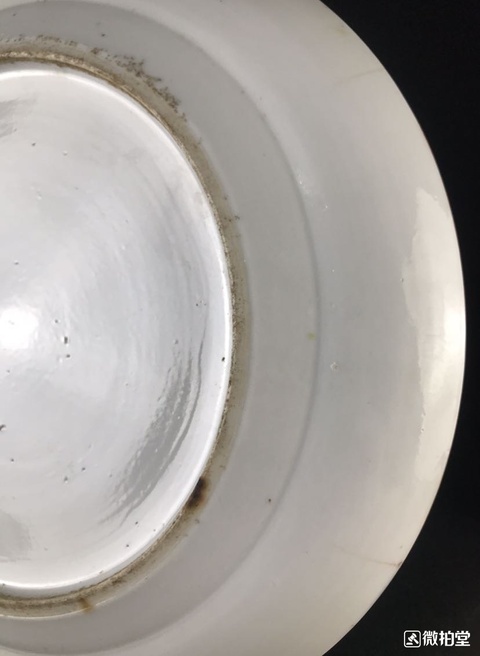 古玩陶瓷廣彩花卉人物紋折腰盤拍賣,當前價格1600元