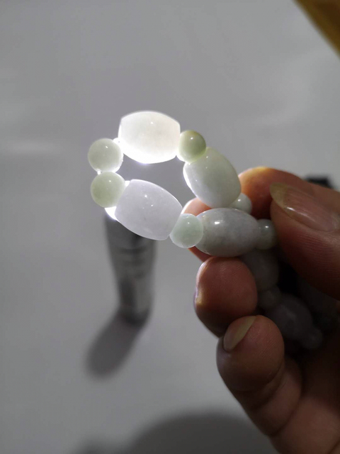 古玩玉器翠手串拍賣,當前價格160元