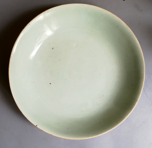 古玩陶瓷豆青釉盤拍賣,當(dāng)前價(jià)格666元