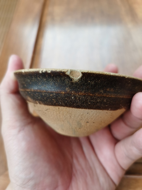 古玩陶瓷褐釉盞拍賣，當前價格0元