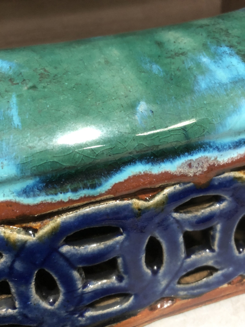 古玩陶瓷窯變釉瓷枕拍賣，當(dāng)前價格1500元