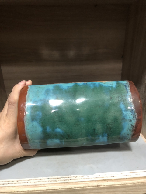 古玩陶瓷窯變釉瓷枕拍賣，當(dāng)前價格1500元