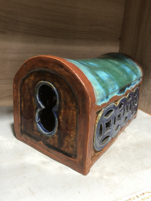 古玩陶瓷窯變釉瓷枕拍賣，當(dāng)前價格1500元