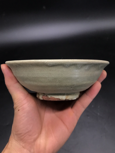 古玩陶瓷元代龍泉窯青瓷碗拍賣，當前價格999元