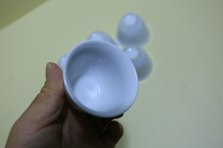 古玩陶瓷白釉杯6個拍賣,當前價格266元