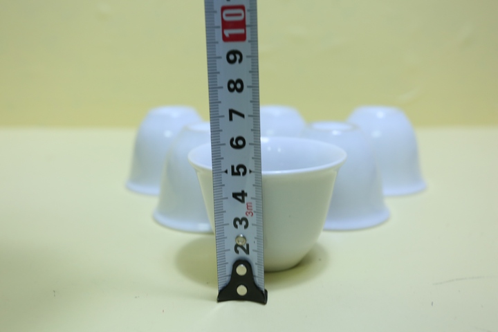古玩陶瓷白釉杯6個拍賣,當前價格266元