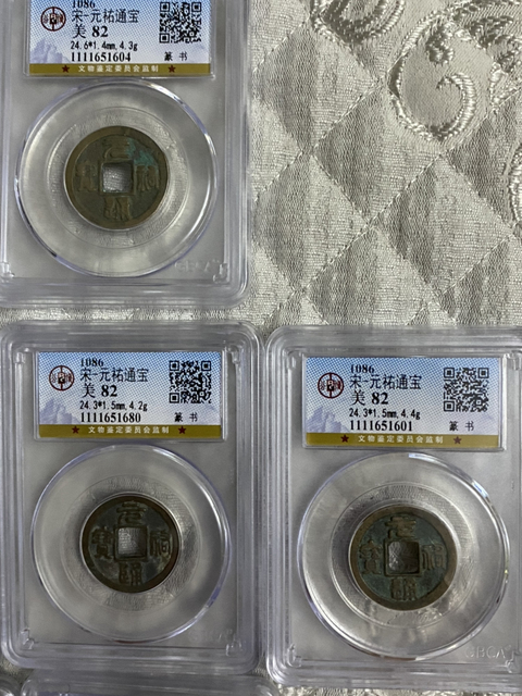 古玩錢幣元祐通寶拍賣,當前價格780元