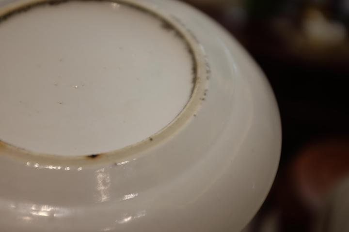 古玩陶瓷清.花鳥紋廣彩盤拍賣，當前價格999元
