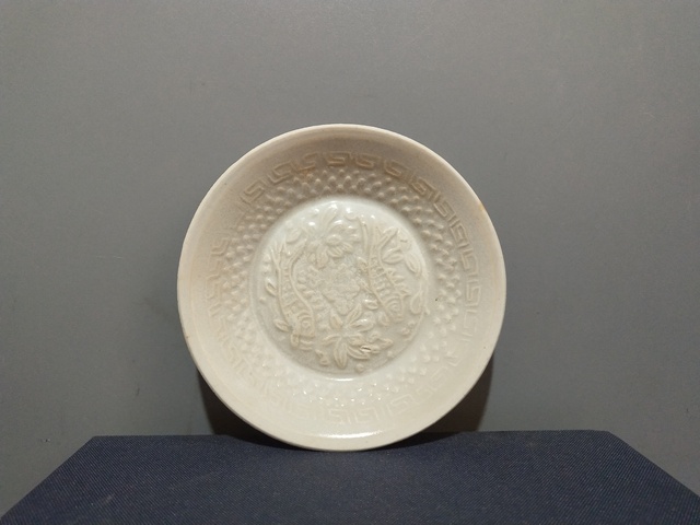 古玩陶瓷青白釉模印魚紋洗拍賣，當前價格3999元