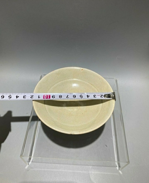 古玩陶瓷景德鎮窯系青白釉盤拍賣,當前價格999元