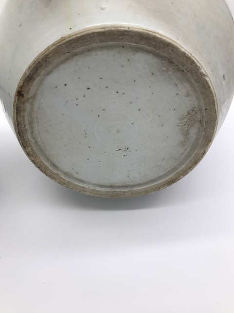 古玩陶瓷已保真,花卉紋西瓜罐兩個(gè)拍賣,當(dāng)前價(jià)格260元