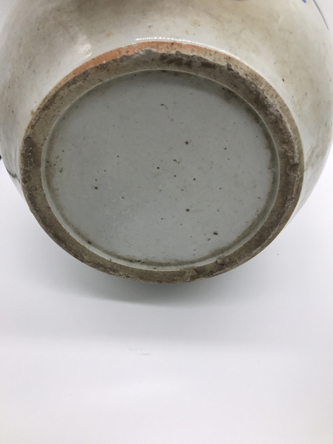 古玩陶瓷已保真,花卉紋西瓜罐兩個(gè)拍賣,當(dāng)前價(jià)格260元