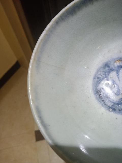 古玩陶瓷明中期海螺芭蕉紋青花碗拍賣,當前價格2999元