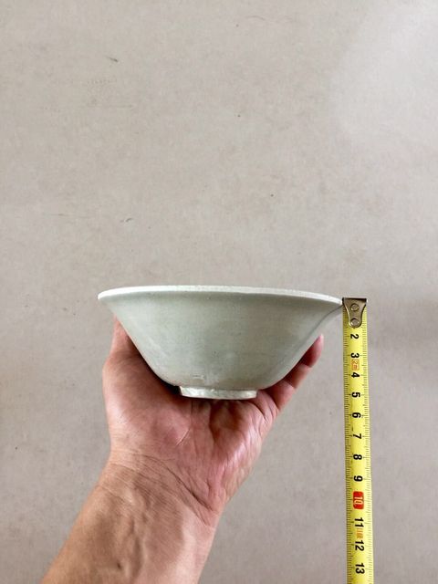 古玩陶瓷景德鎮(zhèn)窯系靑白釉印花雙魚碗拍賣，當(dāng)前價格2999元