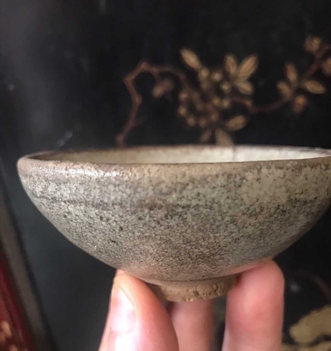 古玩陶瓷白釉茶盞拍賣，當(dāng)前價(jià)格600元