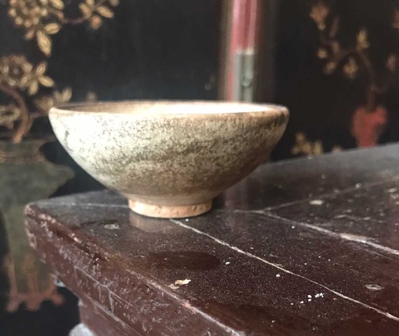 古玩陶瓷白釉茶盞拍賣，當(dāng)前價(jià)格600元