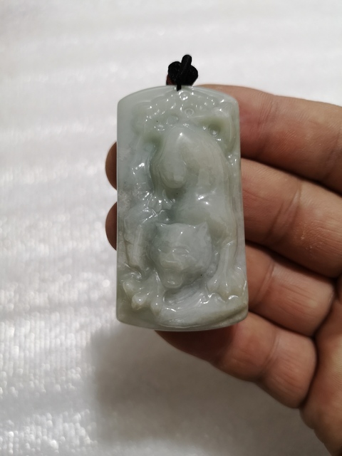 古玩玉器翠牌子拍賣，當前價格260元