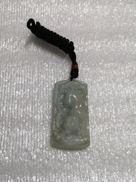 古玩玉器翠牌子拍賣，當前價格260元