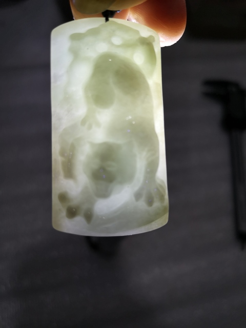 古玩玉器翠牌子拍賣，當前價格260元