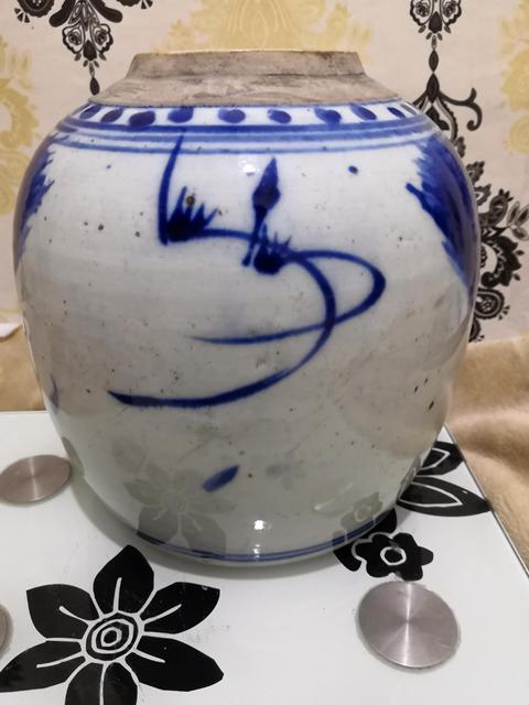 古玩陶瓷青花牡丹花卉紋罐拍賣,當(dāng)前價(jià)格1666元