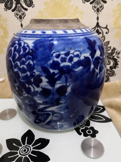 古玩陶瓷青花牡丹花卉紋罐拍賣,當(dāng)前價(jià)格1666元