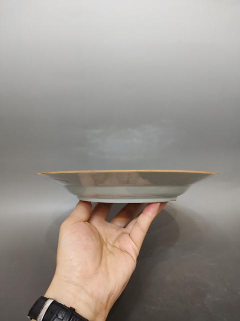 古玩陶瓷(精品)33期：清康熙-青花纏枝花卉紋大盤拍賣，當前價格1999元