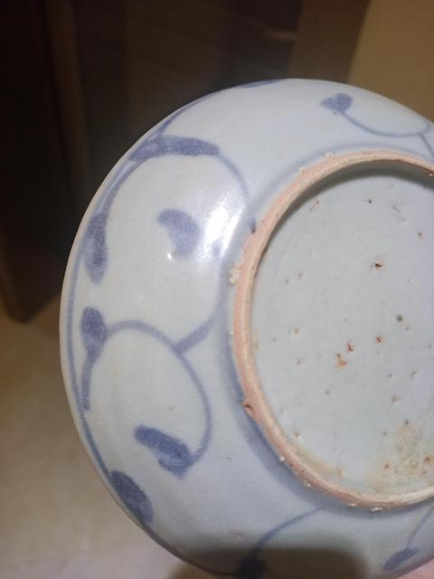 古玩陶瓷明代 鹿紋青花盤拍賣,當前價格999元
