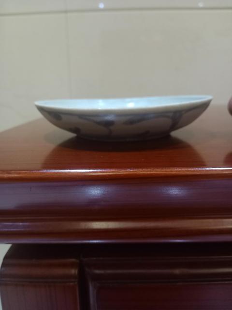古玩陶瓷明代 鹿紋青花盤拍賣,當前價格999元