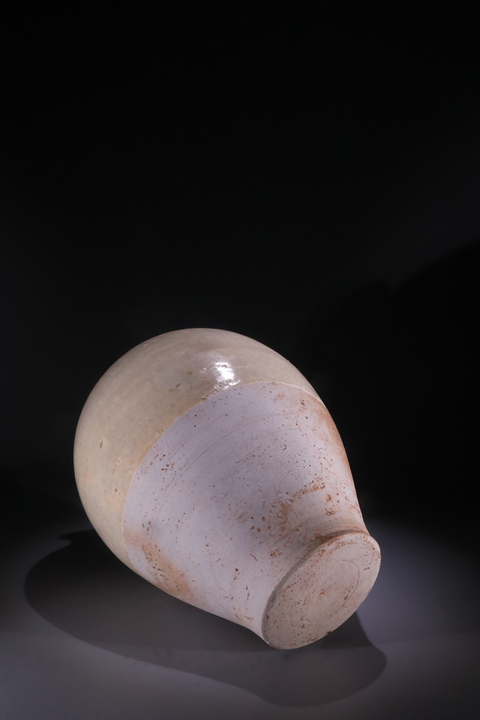 古玩陶瓷隋唐青釉鞏縣窯大罐拍賣，當前價格19999元
