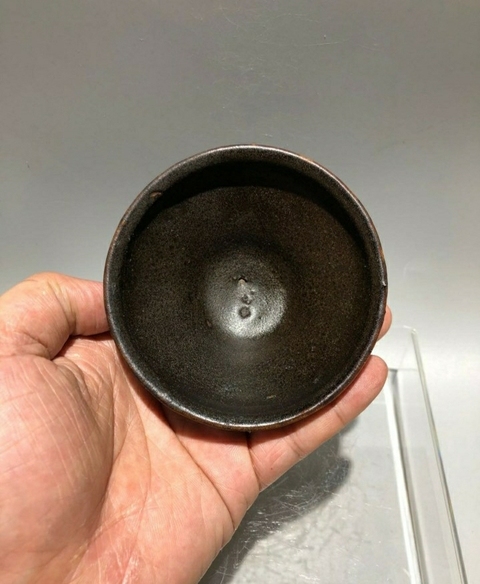 古玩陶瓷建窯系茶葉末釉盞拍賣，當前價格1999元