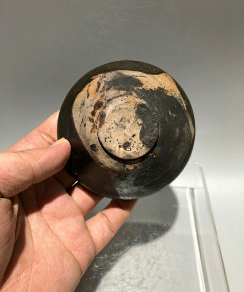 古玩陶瓷建窯系茶葉末釉盞拍賣，當前價格1999元