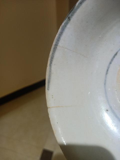 古玩陶瓷明代早期云花紋青花碗拍賣，當前價格1999元