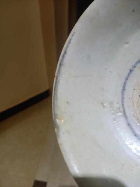 古玩陶瓷明代早期云花紋青花碗拍賣，當前價格1999元