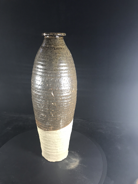 古玩陶瓷遼醬釉雞腿瓶(域鑒證書)拍賣,當前價格2800元