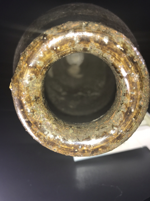 古玩陶瓷遼醬釉雞腿瓶(域鑒證書)拍賣,當前價格2800元