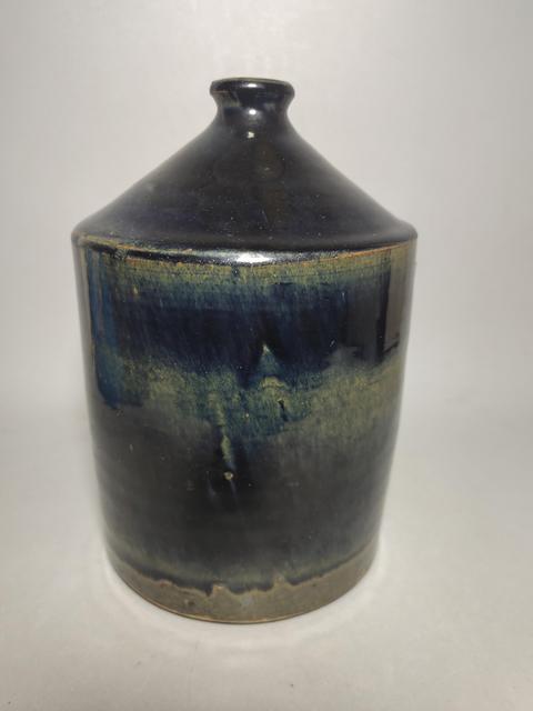 古玩陶瓷明代磁州窯兔毫梅瓶(兔豪)拍賣,當(dāng)前價格1800元