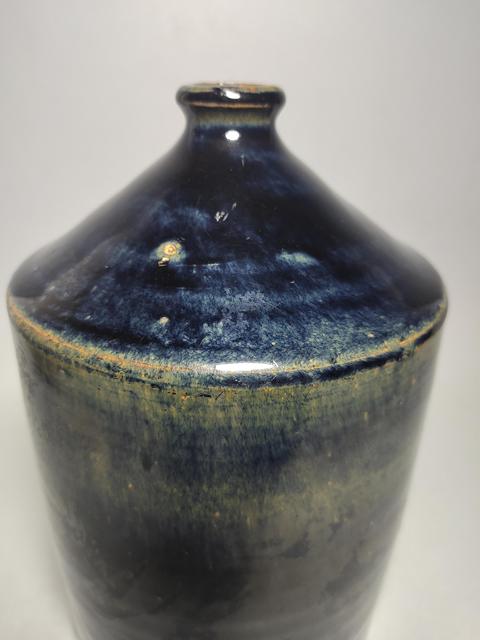 古玩陶瓷明代磁州窯兔毫梅瓶(兔豪)拍賣,當(dāng)前價格1800元