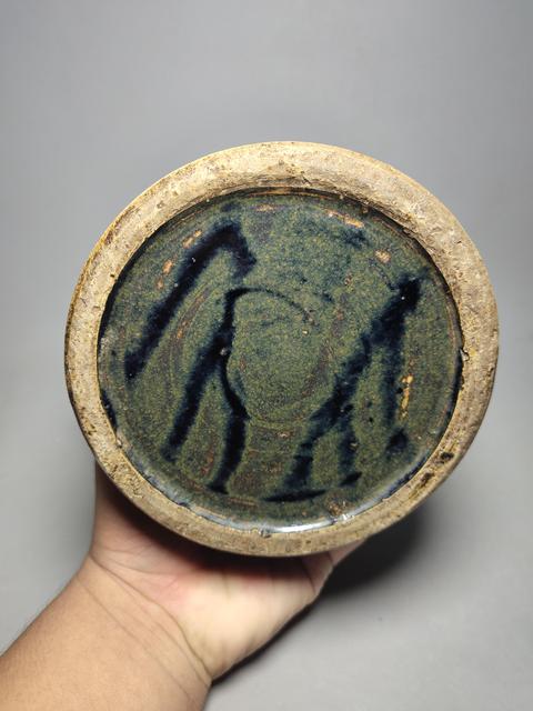 古玩陶瓷明代磁州窯兔毫梅瓶(兔豪)拍賣,當(dāng)前價格1800元