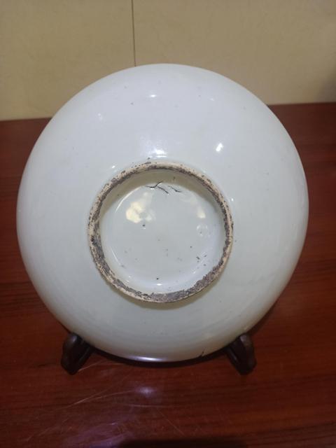 古玩陶瓷清早期順治甜白釉盤拍賣，當前價格3800元