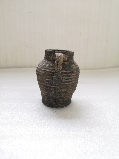 古玩陶瓷元代福建窯口小執壺拍賣,當前價格398元
